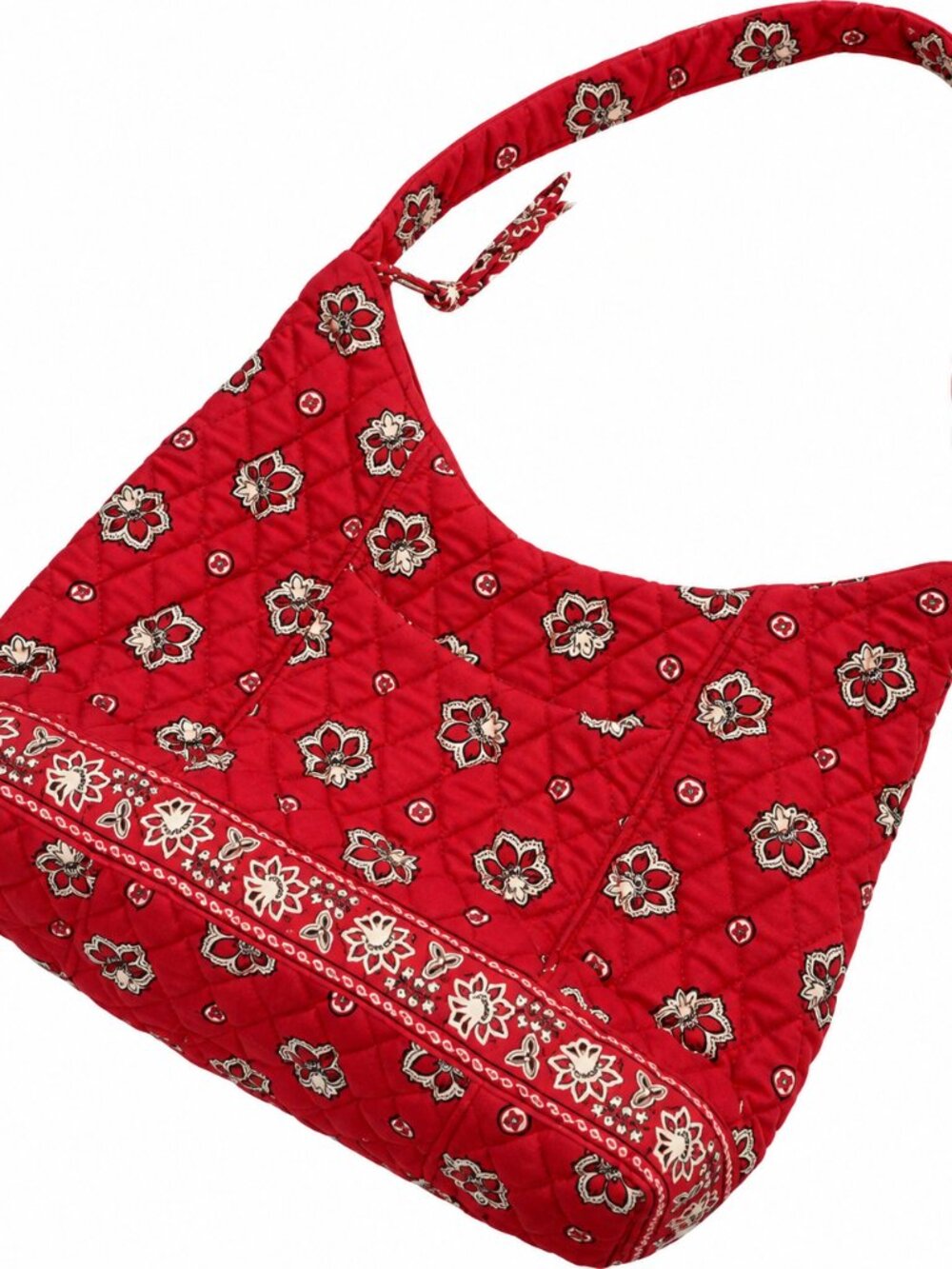 Vera Bradley Red Bandana Shoulder Bag Retired Vintage Y2K